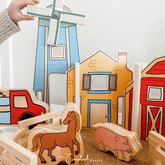 The Freckled Frog // Happy Architect Farm Set